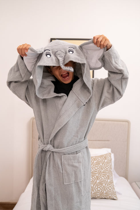 Snuggs Animal kids Bathrobe Elephant